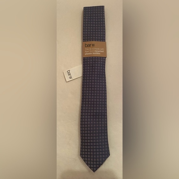 BAR III Men’s Repreve Tie Purple Recycled Material NWT - Picture 3 of 6